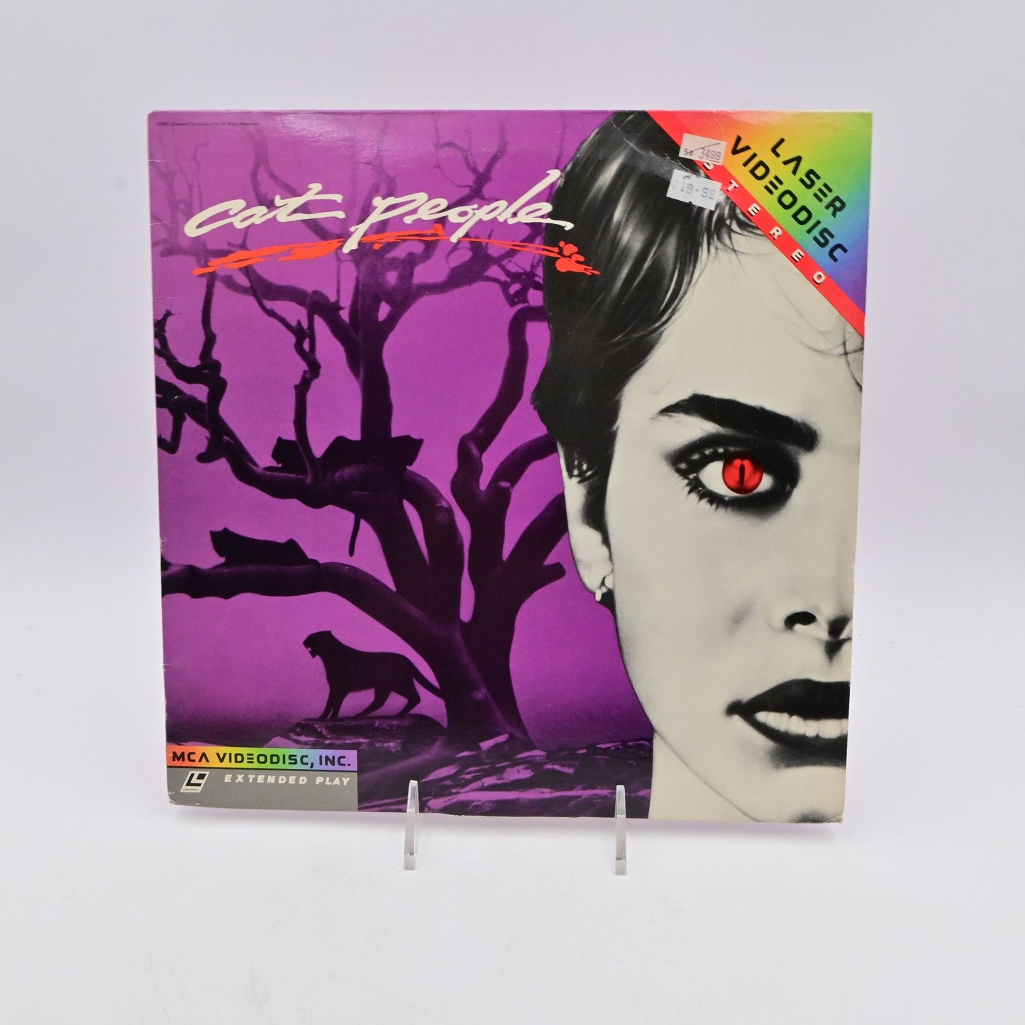Vintage 1982 Cat People LaserDisc Movie Stereo Extended Play