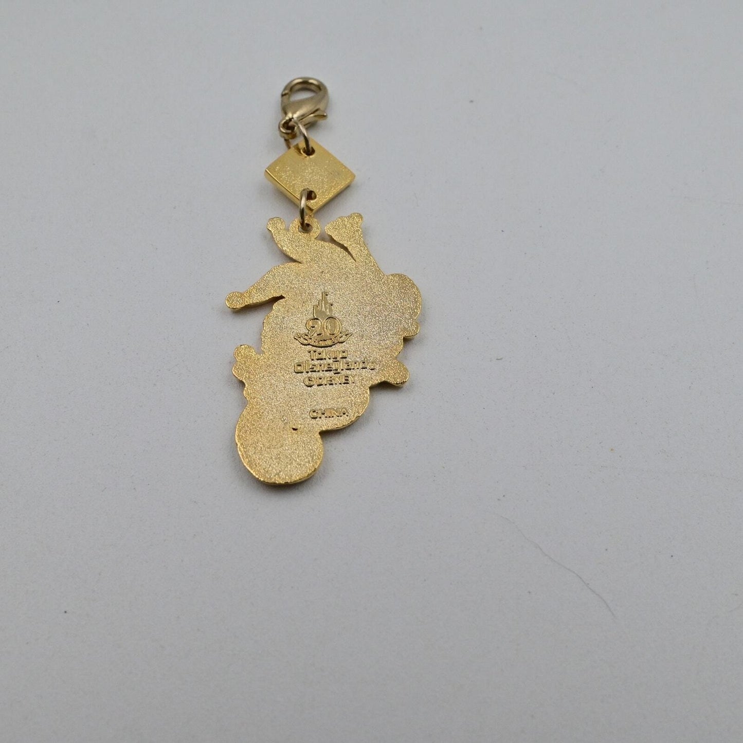 Disney Tokyo 20th Anniversary Jester Mickey Mouse Keychain/Charm/Zipper Pull