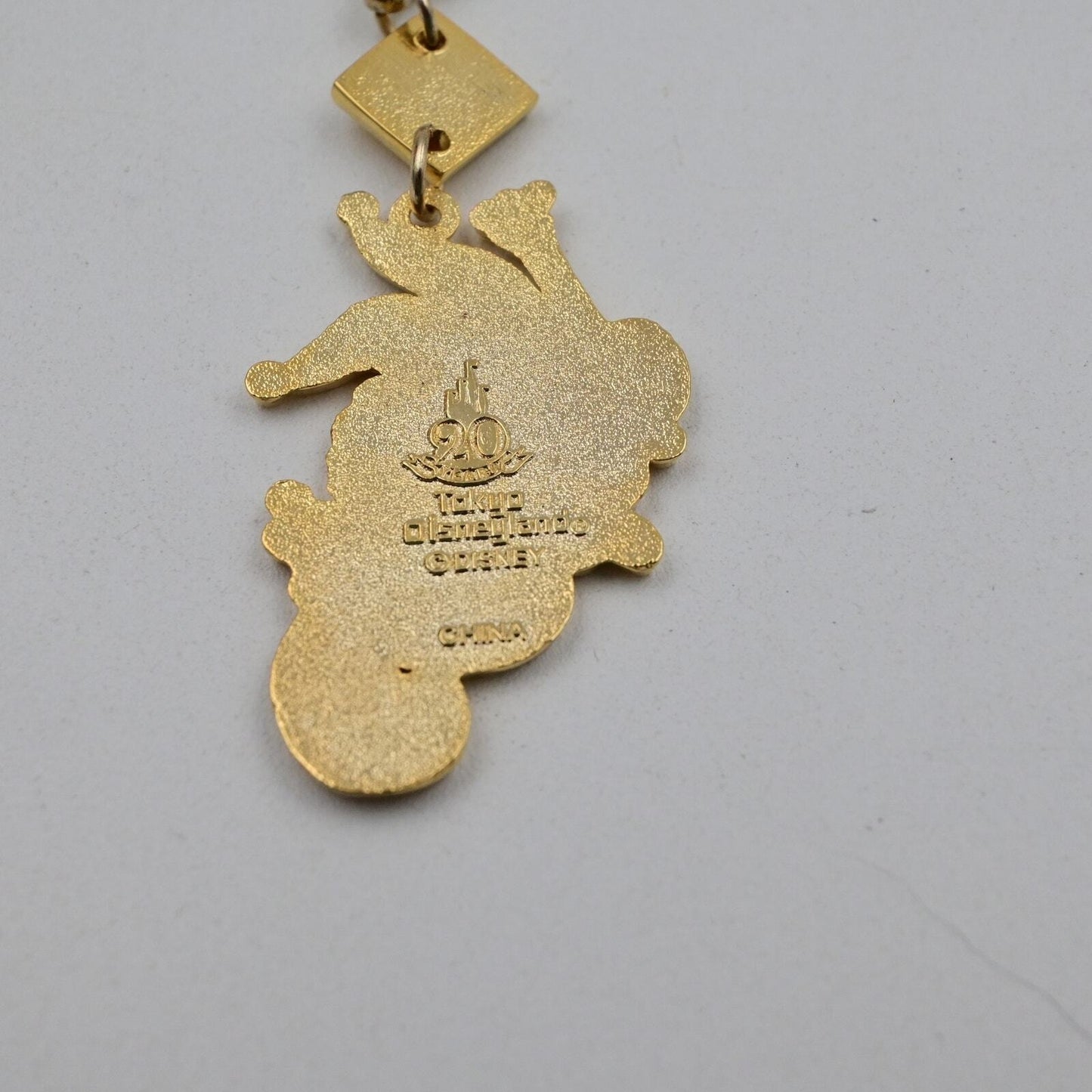 Disney Tokyo 20th Anniversary Jester Mickey Mouse Keychain/Charm/Zipper Pull