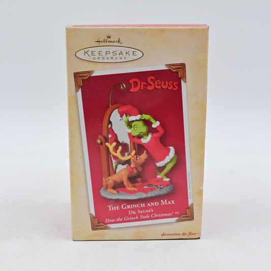 Hallmark Keepsake The Grinch and Max Dr. Seuss Ornament Vintage 2004