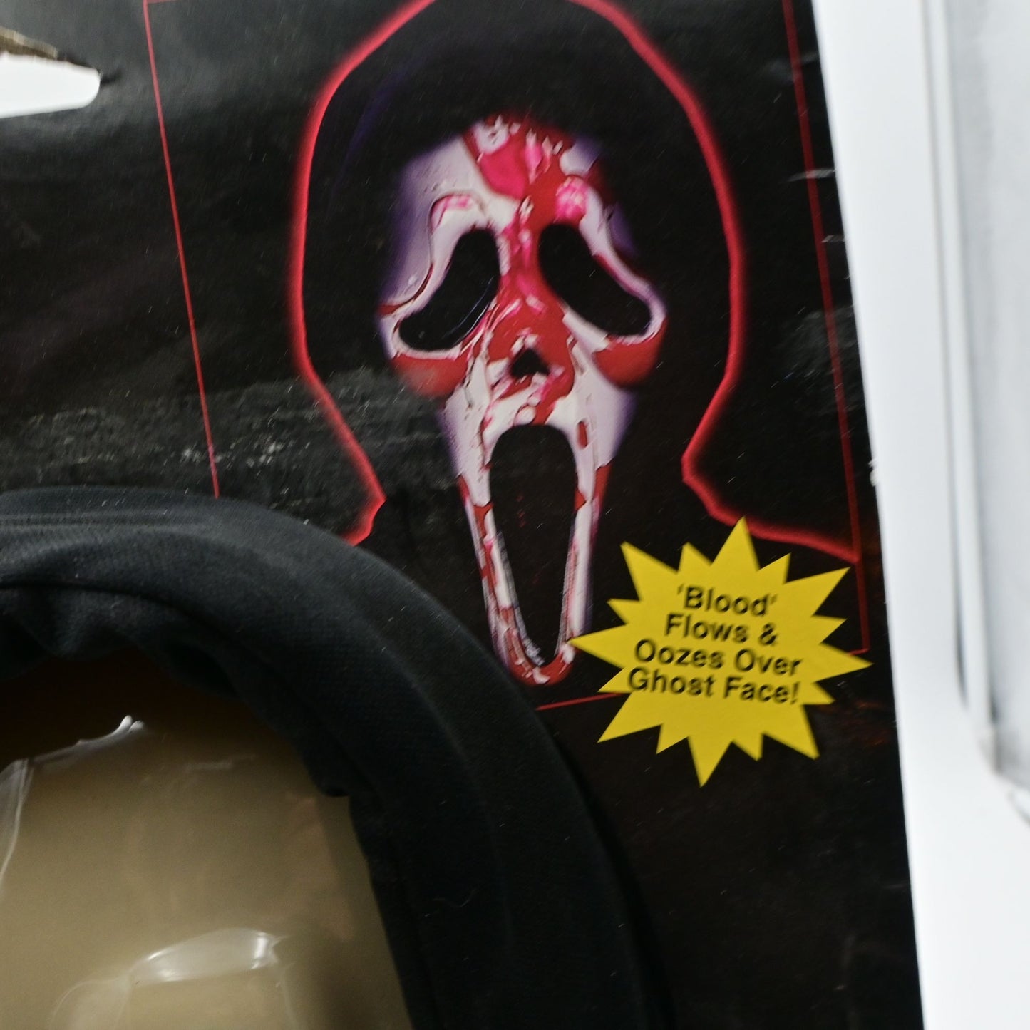 Bleeding Ghost Face Mask With Horror Effect Blood Flow For Halloween Cosplay Costume