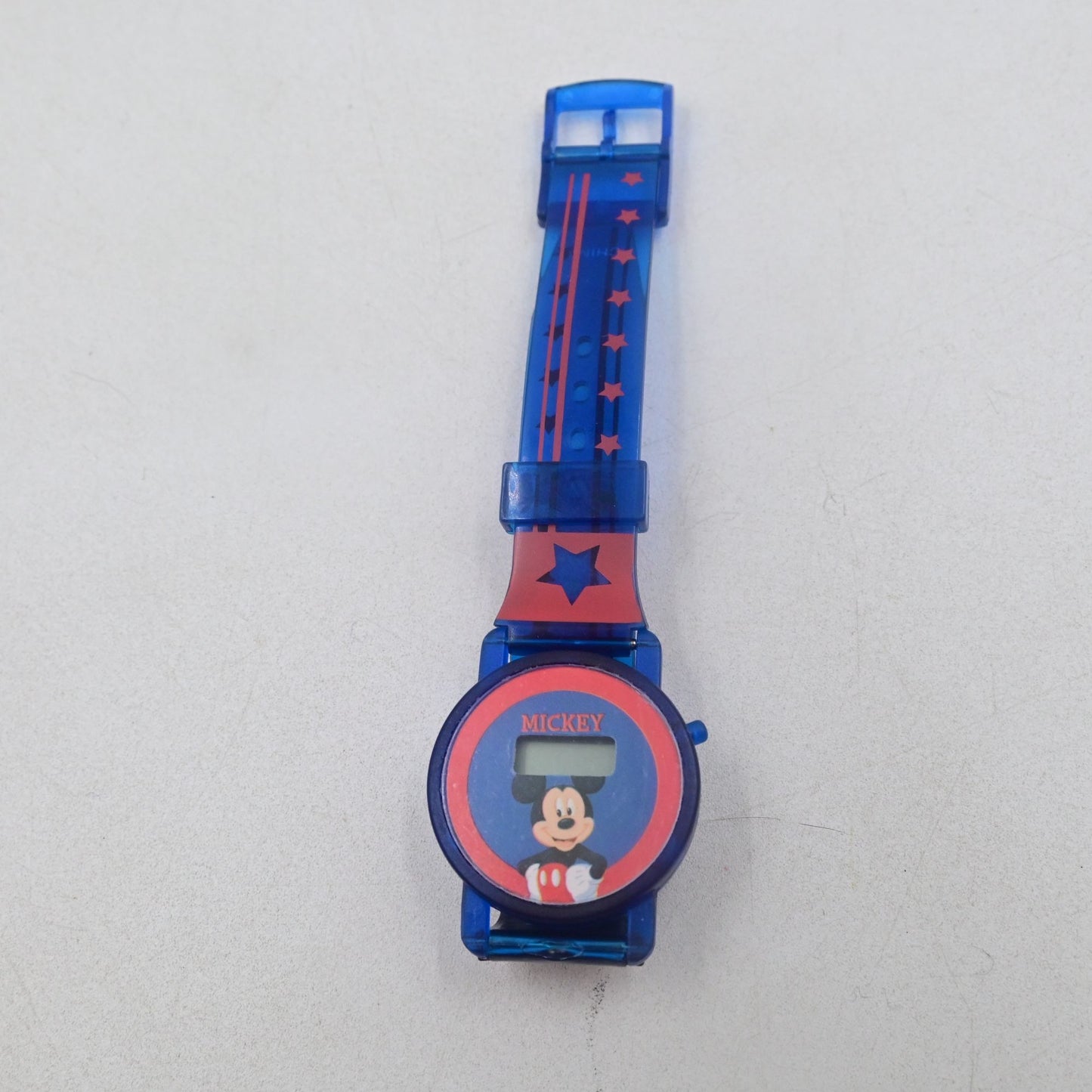 Disney Mickey Mouse Stars Blue Digital Watch By SII Marketing Vintage