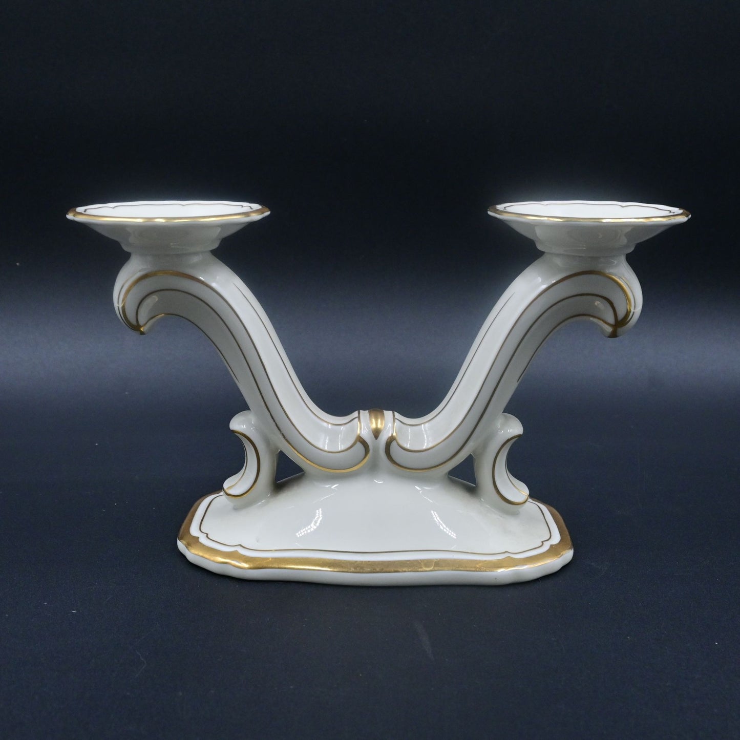 Johann Haviland Bavaria Double Candle Holder Vintage