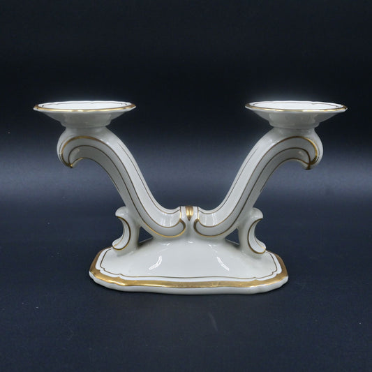 Johann Haviland Bavaria Double Candle Holder Vintage