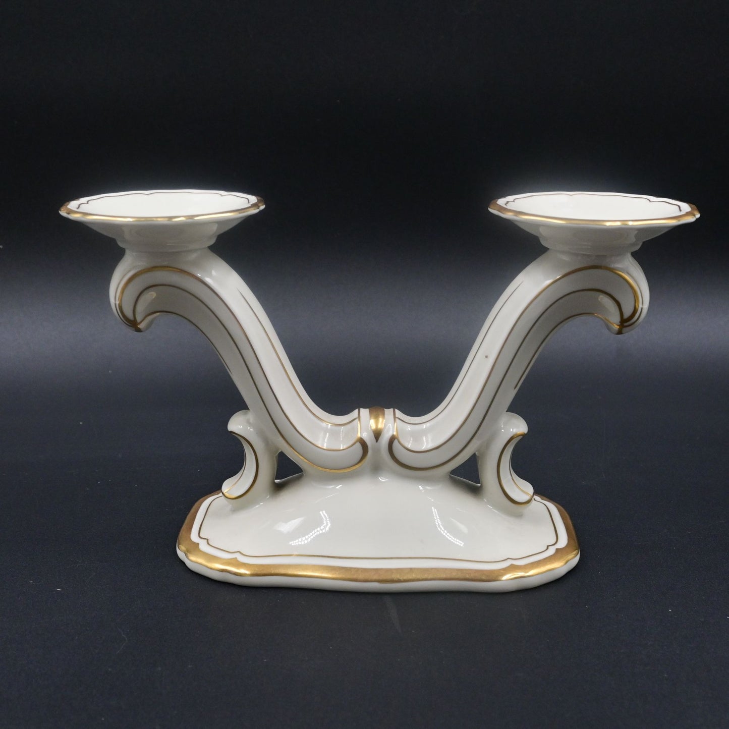 Johann Haviland Bavaria Double Candle Holder Vintage