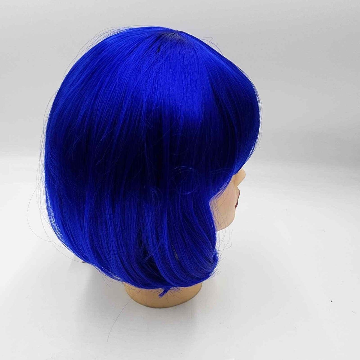 Try Now Blue Cosplay Wig Synthetic