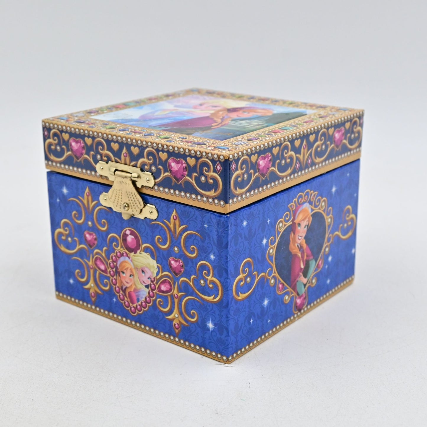 Disney Parks Frozen Elsa & Anna Music Box / Jewelry Box 2013 Let It Go
