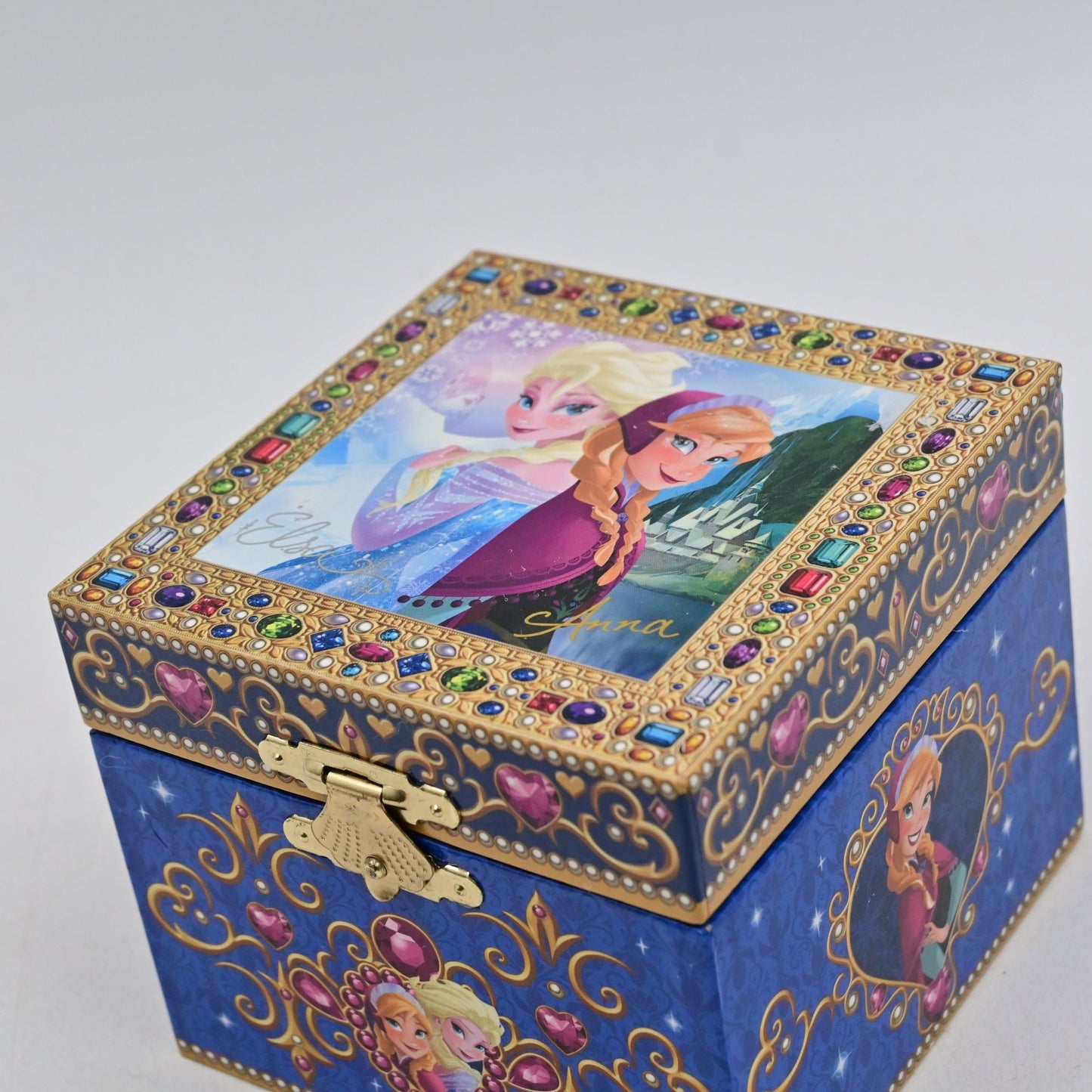 Disney Parks Frozen Elsa & Anna Music Box / Jewelry Box 2013 Let It Go