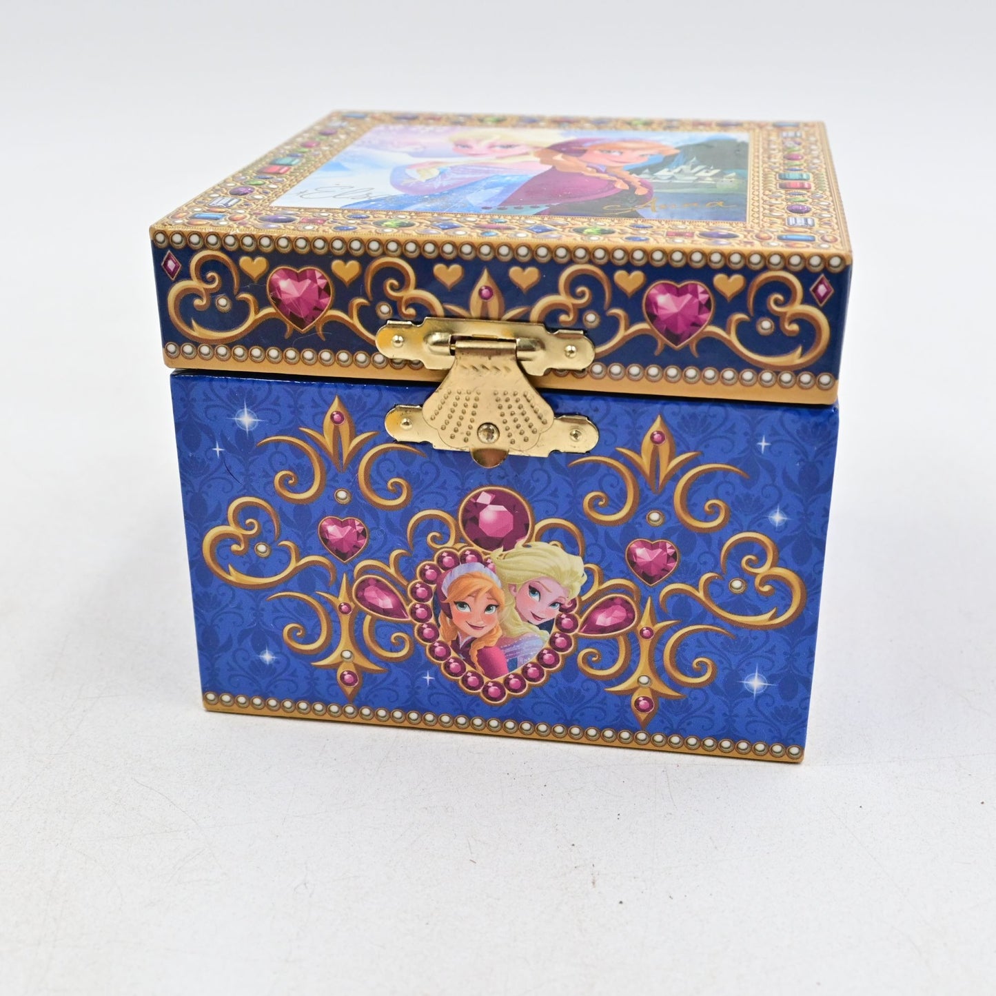Disney Parks Frozen Elsa & Anna Music Box / Jewelry Box 2013 Let It Go