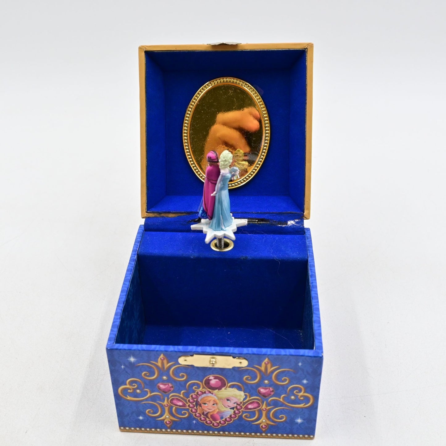 Disney Parks Frozen Elsa & Anna Music Box / Jewelry Box 2013 Let It Go