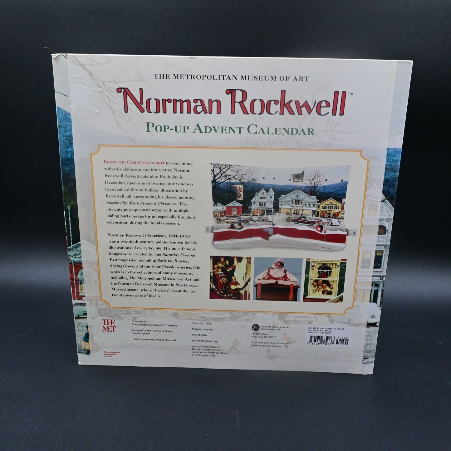 Norman Rockwell Pop-up Advent Calendar The Met New York