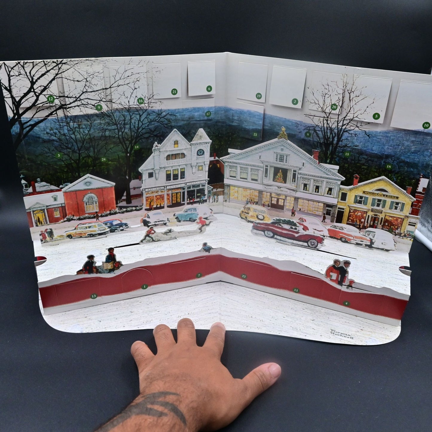 Norman Rockwell Pop-up Advent Calendar The Met New York