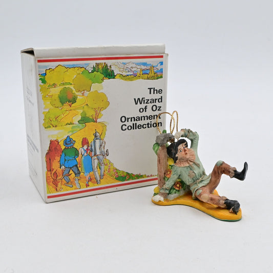 Vintage 1989 Wizard Of Oz Scarecrow Ornament By Dave Grossman With Original Box