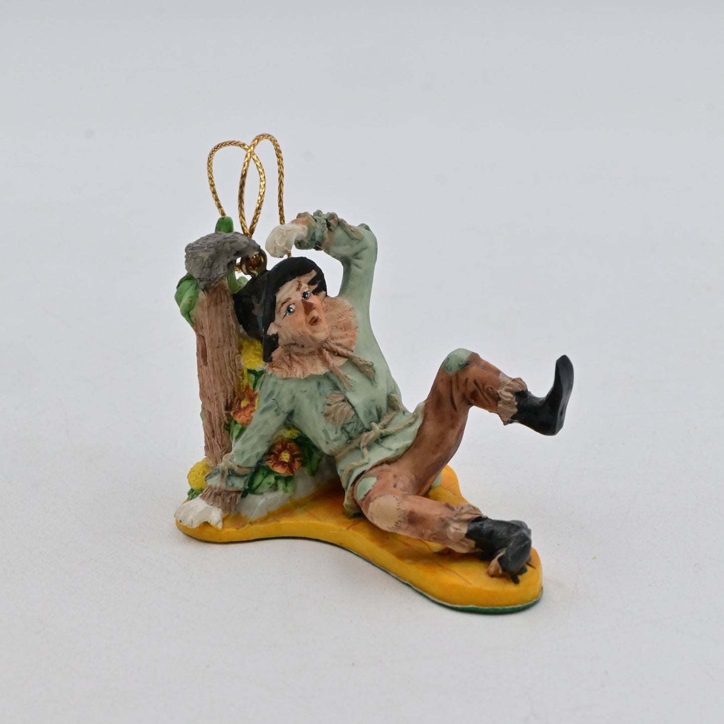 Vintage 1989 Wizard Of Oz Scarecrow Ornament By Dave Grossman With Original Box
