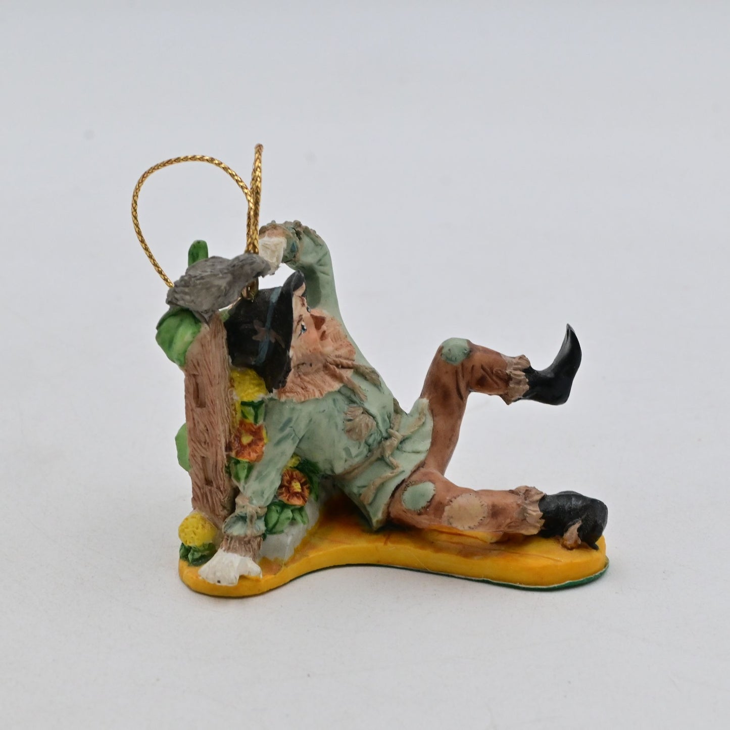 Vintage 1989 Wizard Of Oz Scarecrow Ornament By Dave Grossman With Original Box
