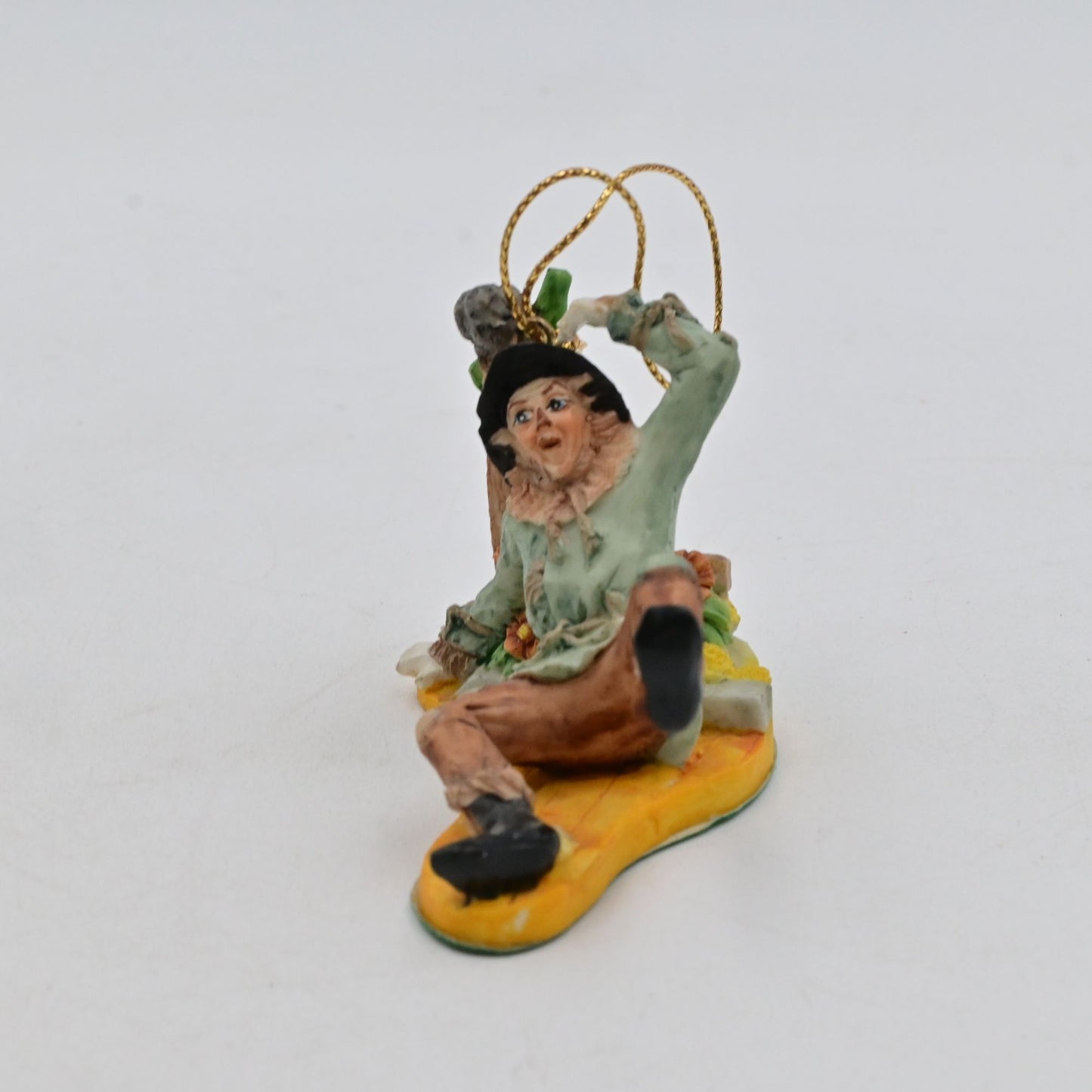 Vintage 1989 Wizard Of Oz Scarecrow Ornament By Dave Grossman With Original Box
