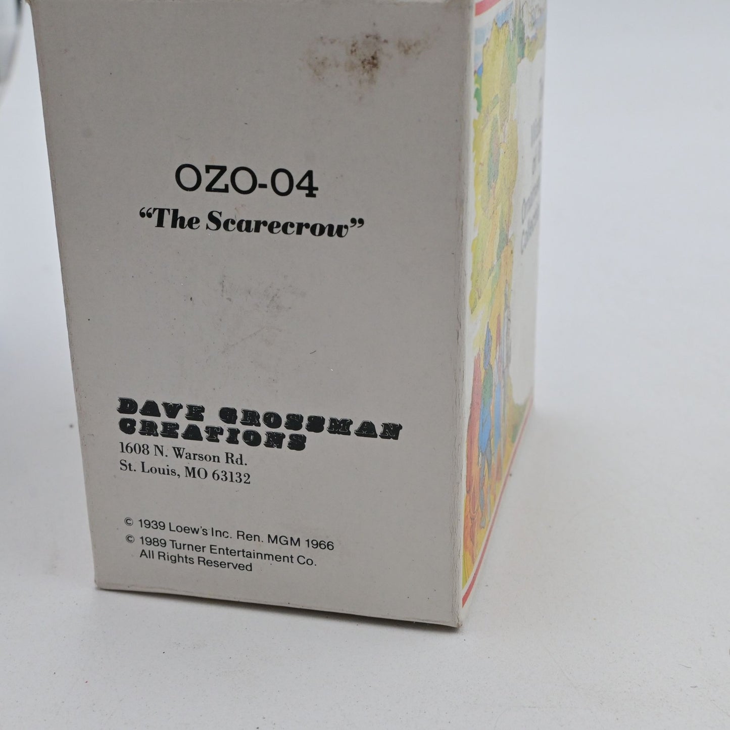 Vintage 1989 Wizard Of Oz Scarecrow Ornament By Dave Grossman With Original Box