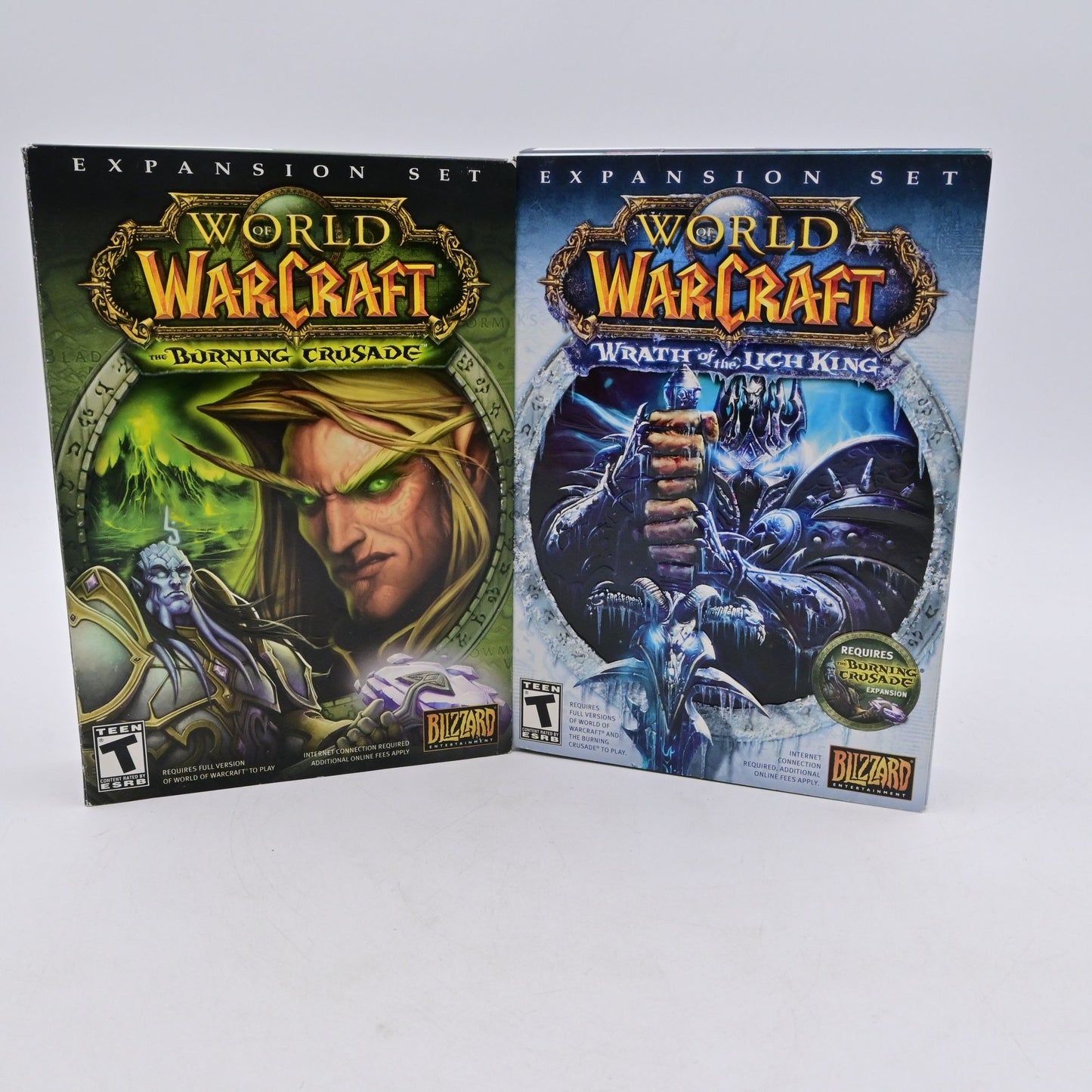 World Of Warcraft Expansion Sets Burning Crusade & Wrath Of The Lich King PC