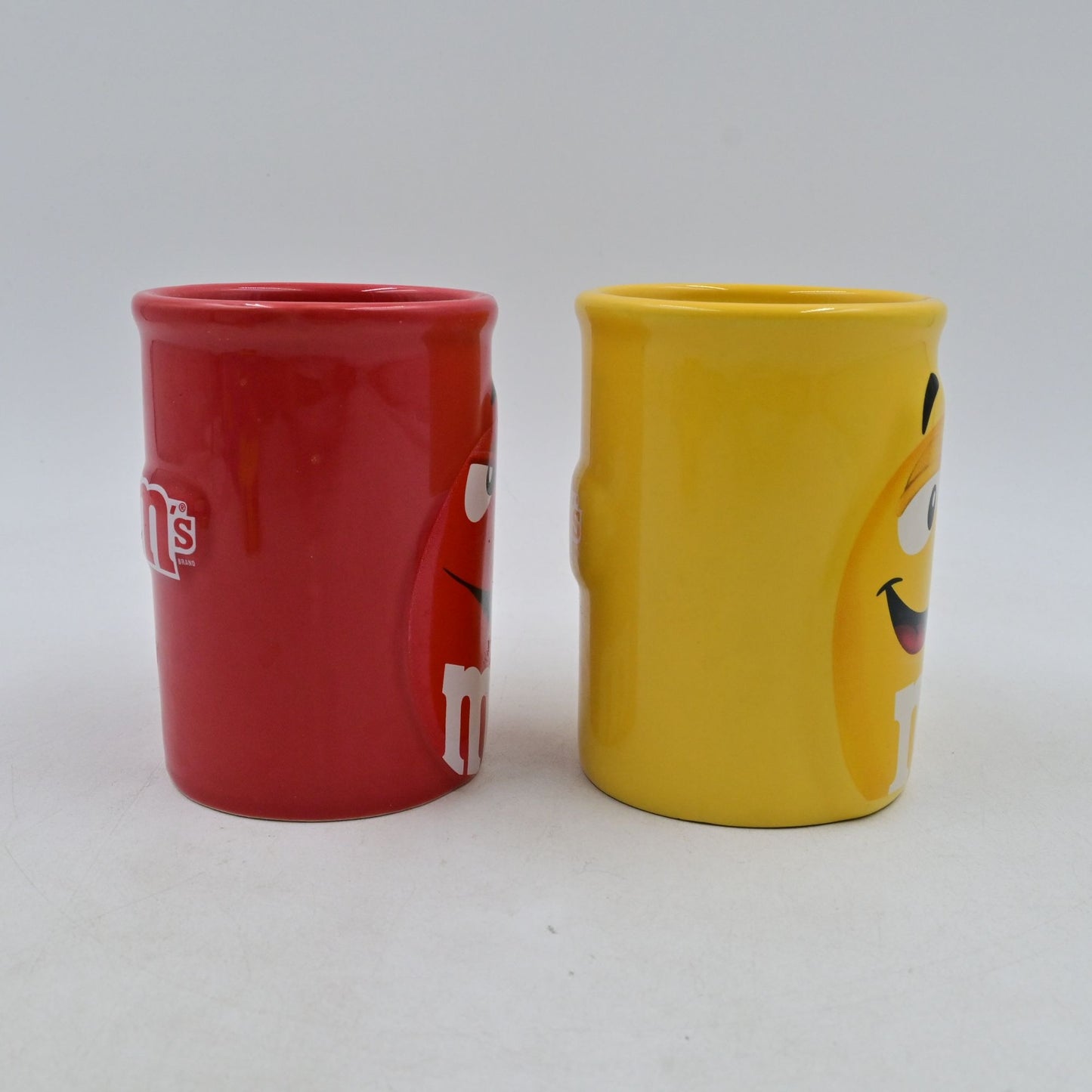 M&M's World Yellow & Red Character Mug Bundle Of 2