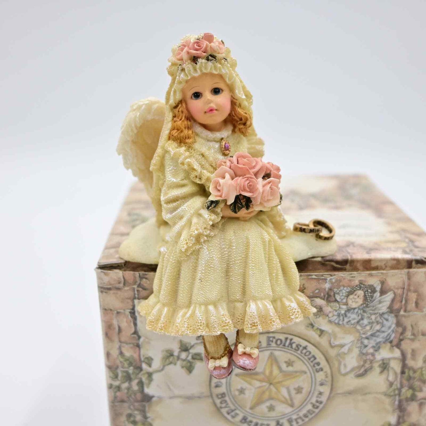 Boyds Wee Folkstone Felicity Angelbliss Bride Shelf Sitter