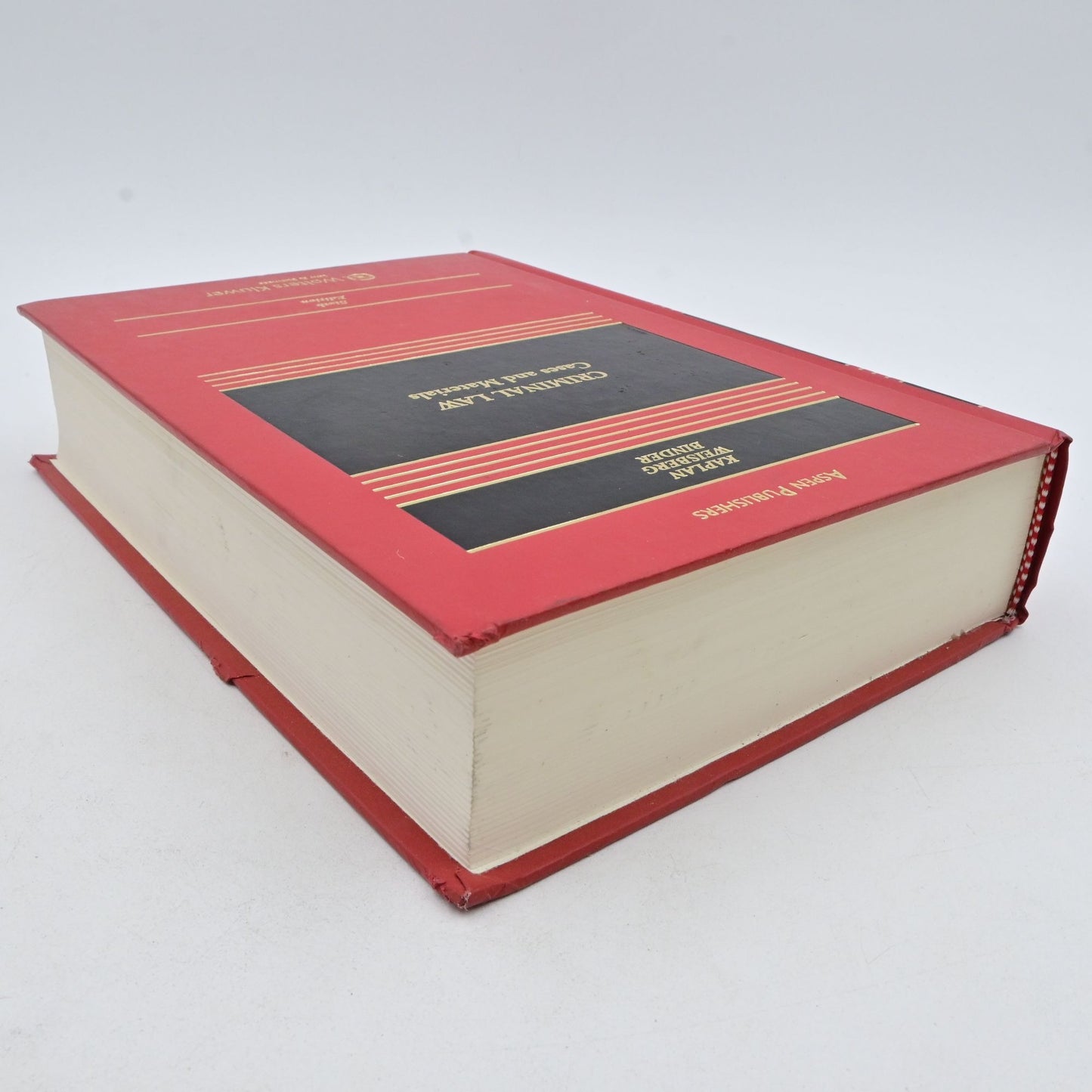 Criminal Law Cases & Materials Sixth Edition Hardcover By Kaplan Weisberg Binder