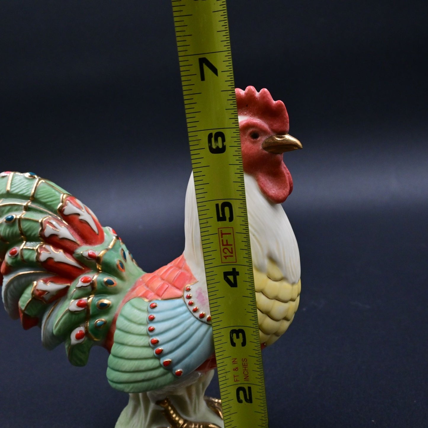 Lenox Morning Radiance Ceramic Rooster Figurine by Parvaneh Holloway