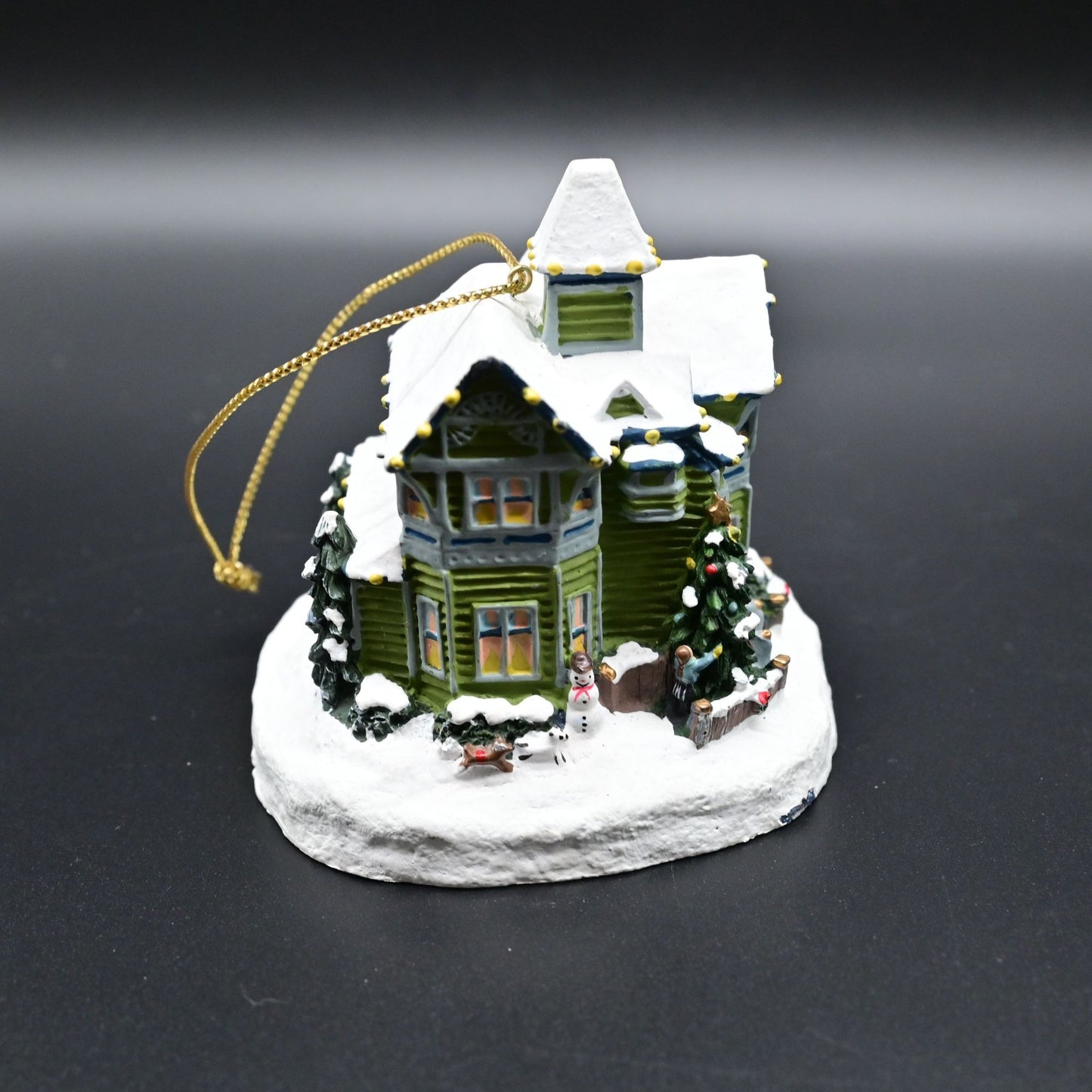 Thomas Kinkade Ornament Winter Memories Victorian Christmas Collection