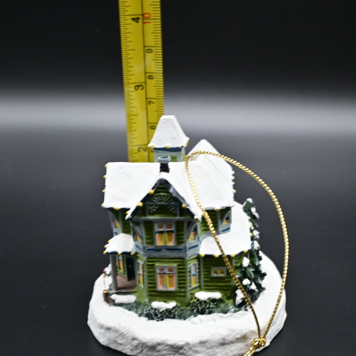 Thomas Kinkade Ornament Winter Memories Victorian Christmas Collection