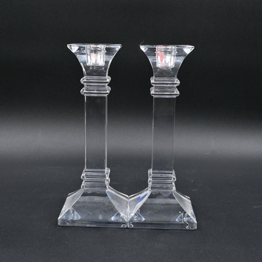 Marquis by Waterford Treviso Crystal Candlesticks Pair Of 2