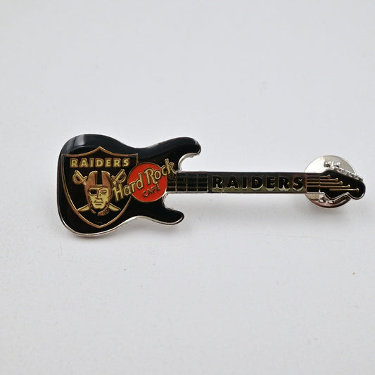 Oakland Raiders Hard Rock Cafe Inspired Guitar Pin