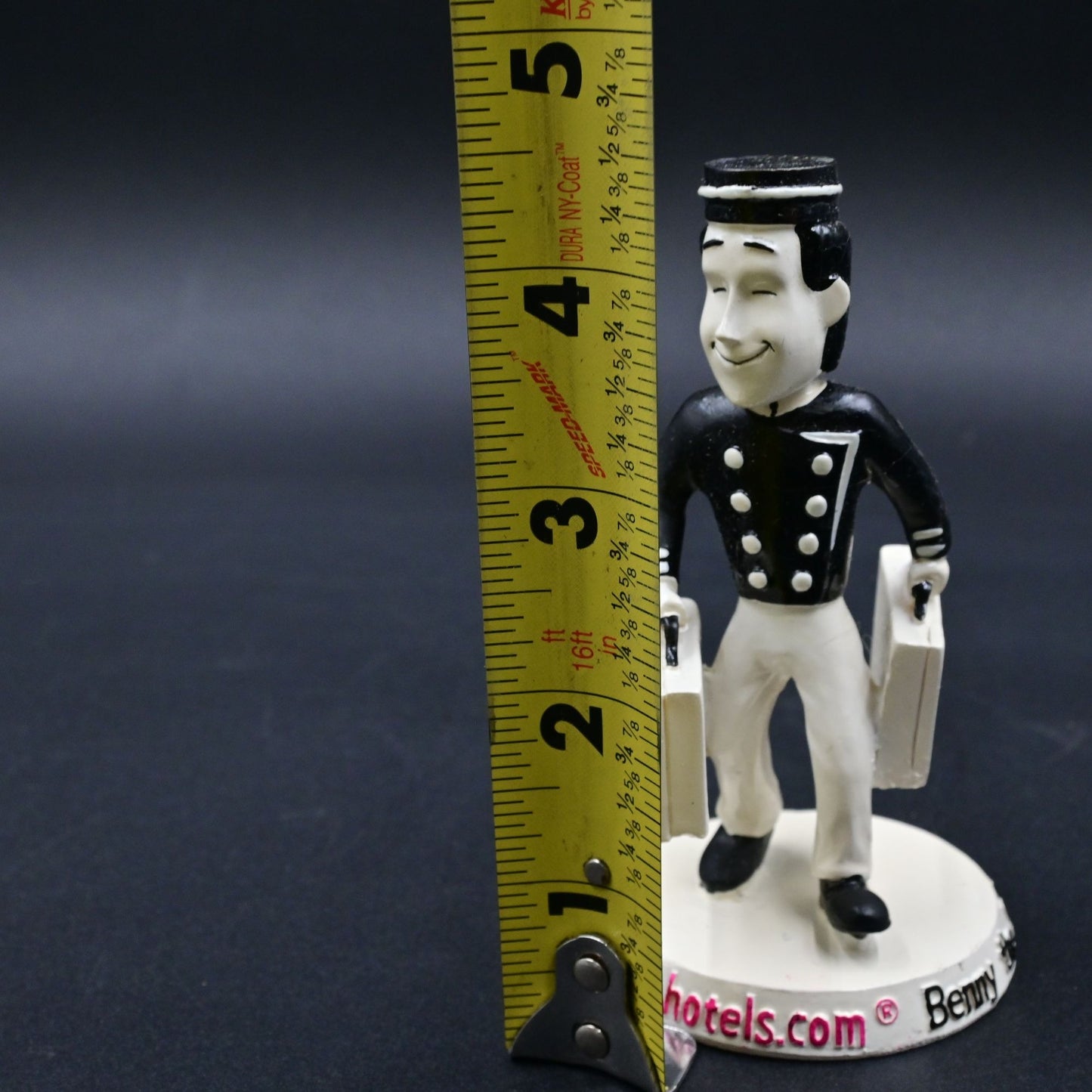 Benny The Bellman Hotels.com Bobblehead Travel Hotels Website Figure