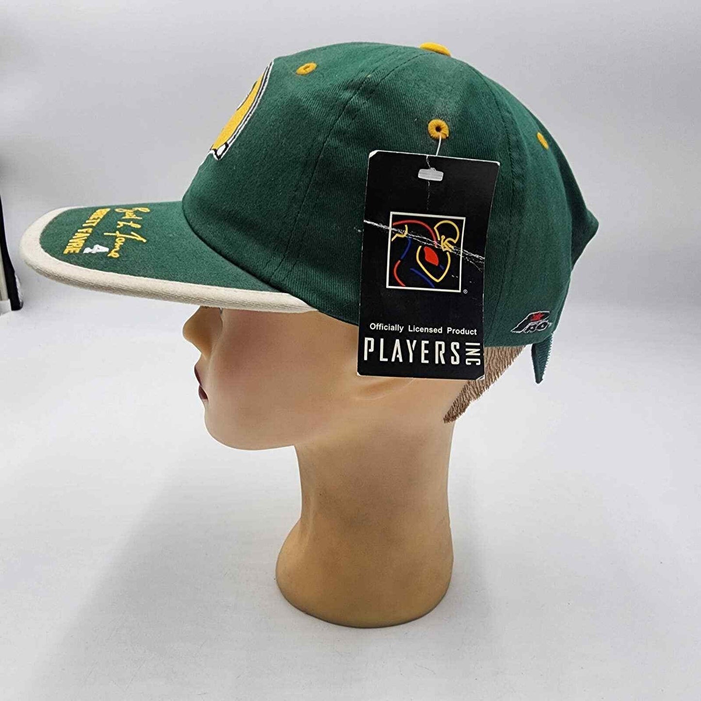 NFL Greenbay Packars Brett Favre Hall Of Fame Hat