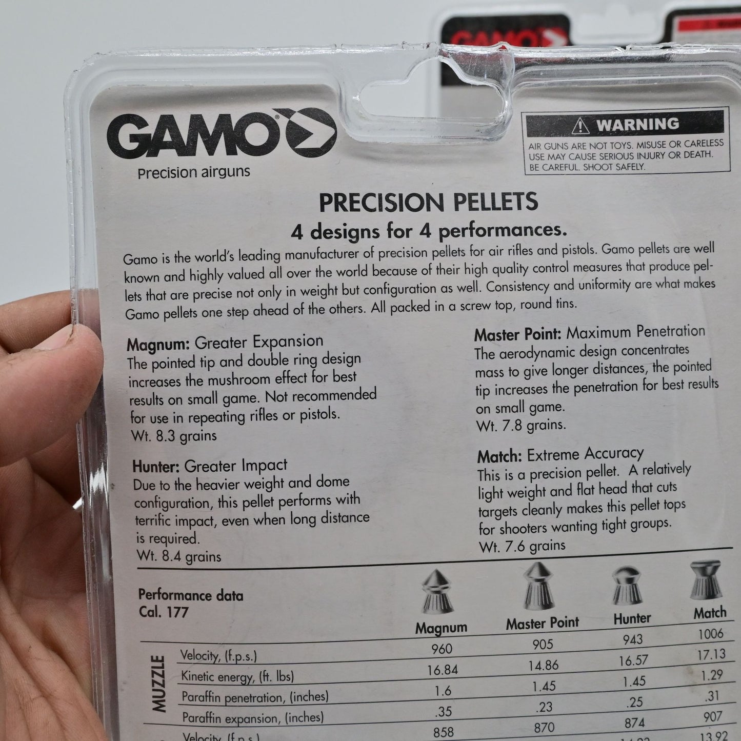 Gamo Precision Airgun Pellets 4-Pack