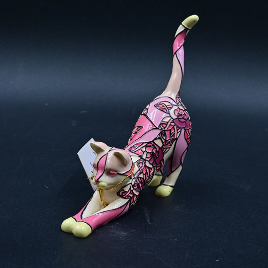Hamilton Collection Rosy Happiness Companions Of Hope Collection Cat Figure