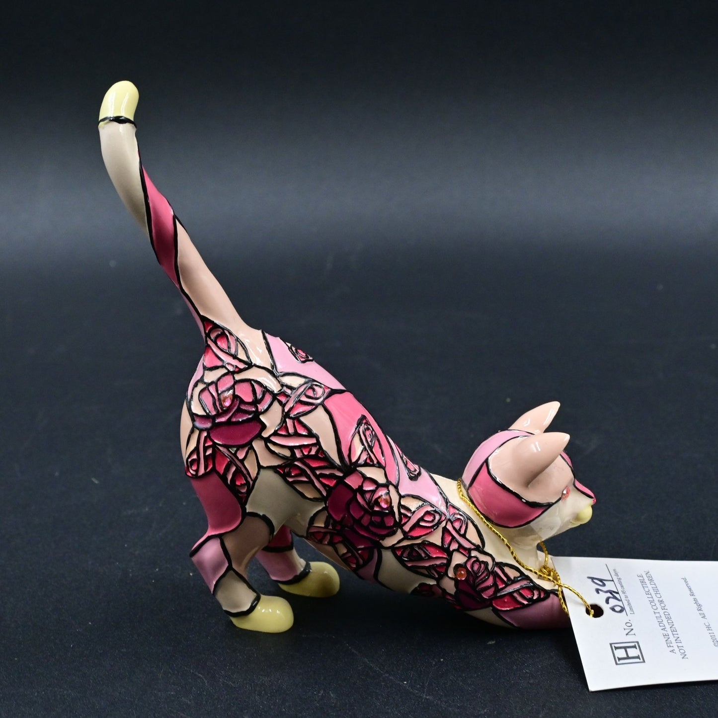 Hamilton Collection Rosy Happiness Companions Of Hope Collection Cat Figure