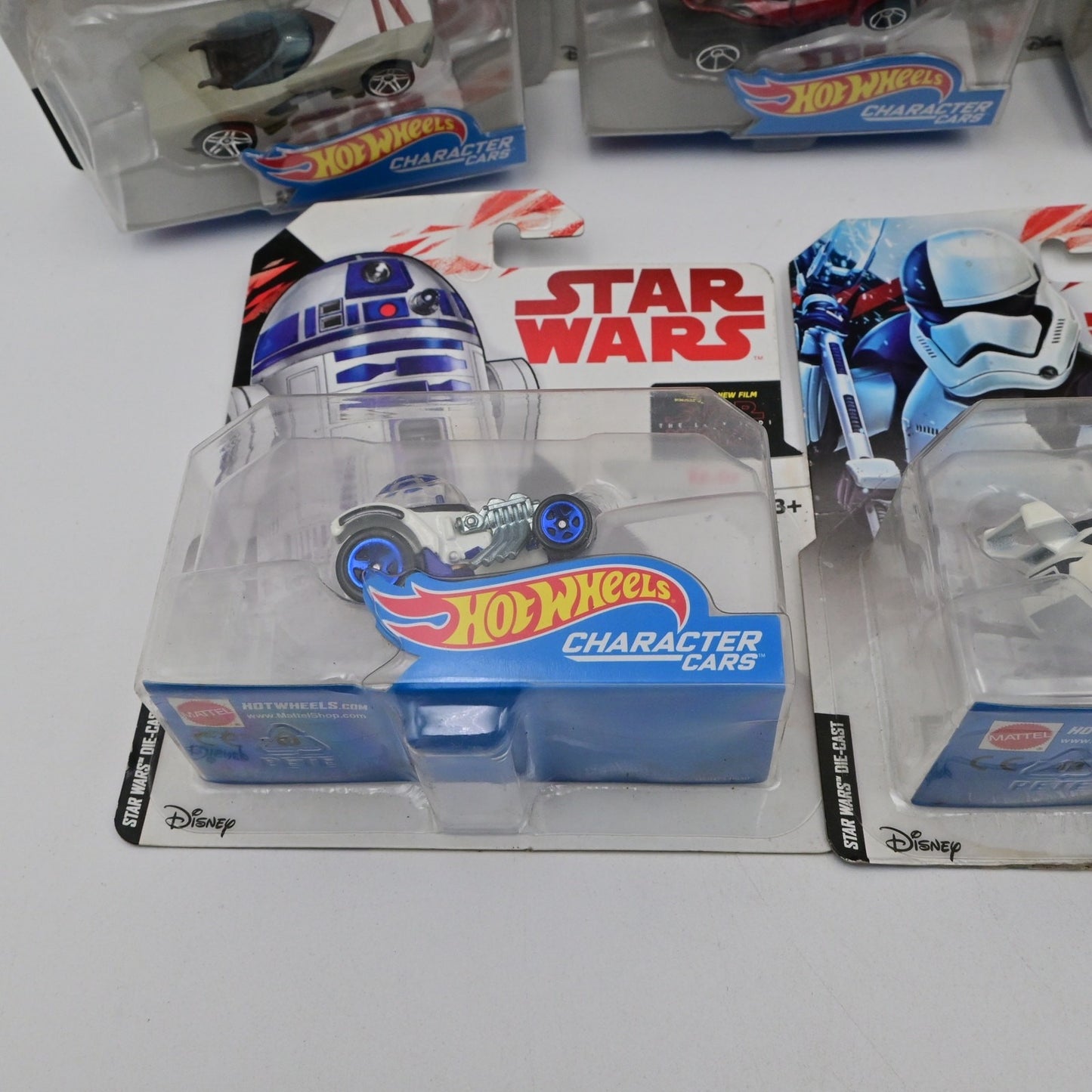 Hot Wheels Star Wars Character Cars & Characterships Bundle Of 7