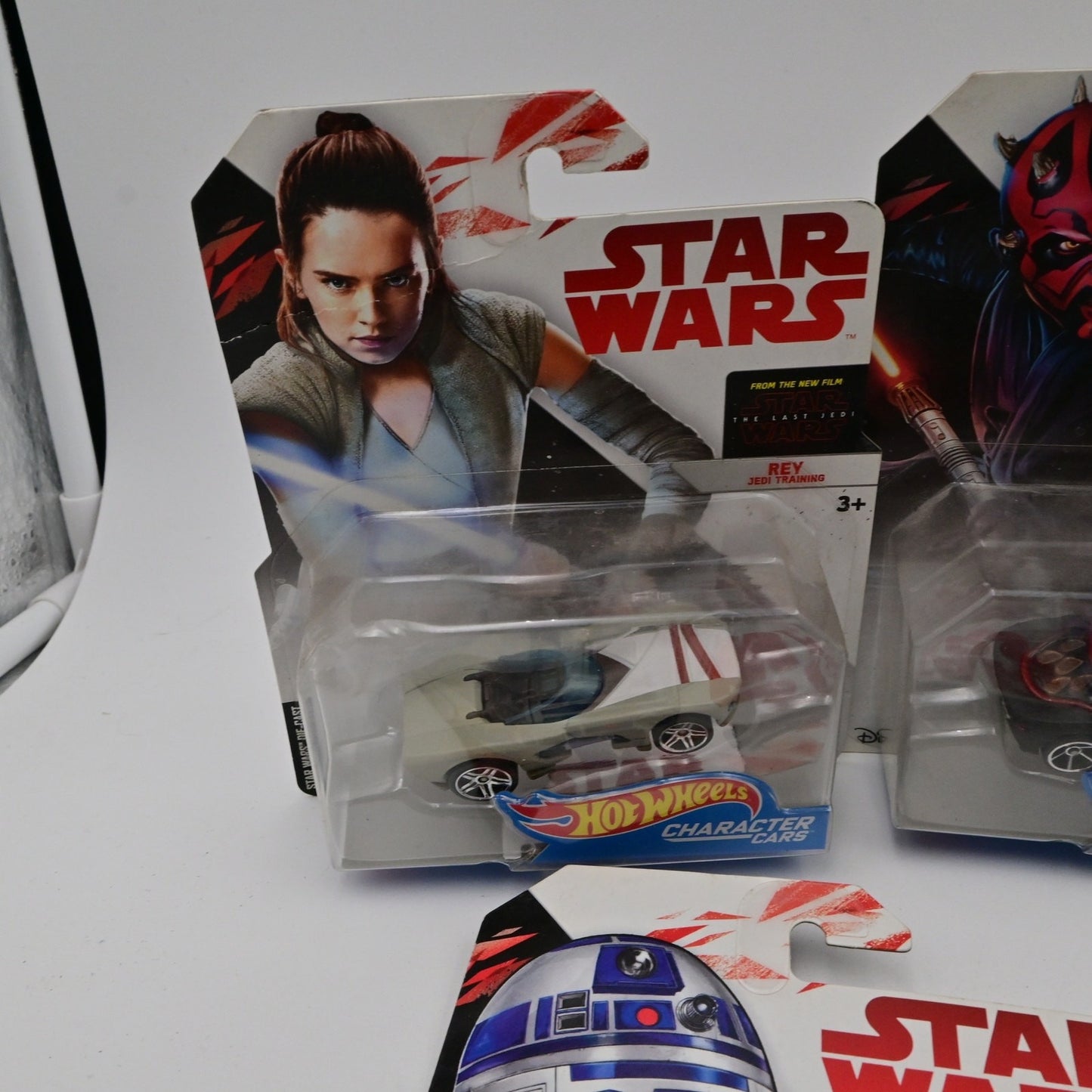 Hot Wheels Star Wars Character Cars & Characterships Bundle Of 7