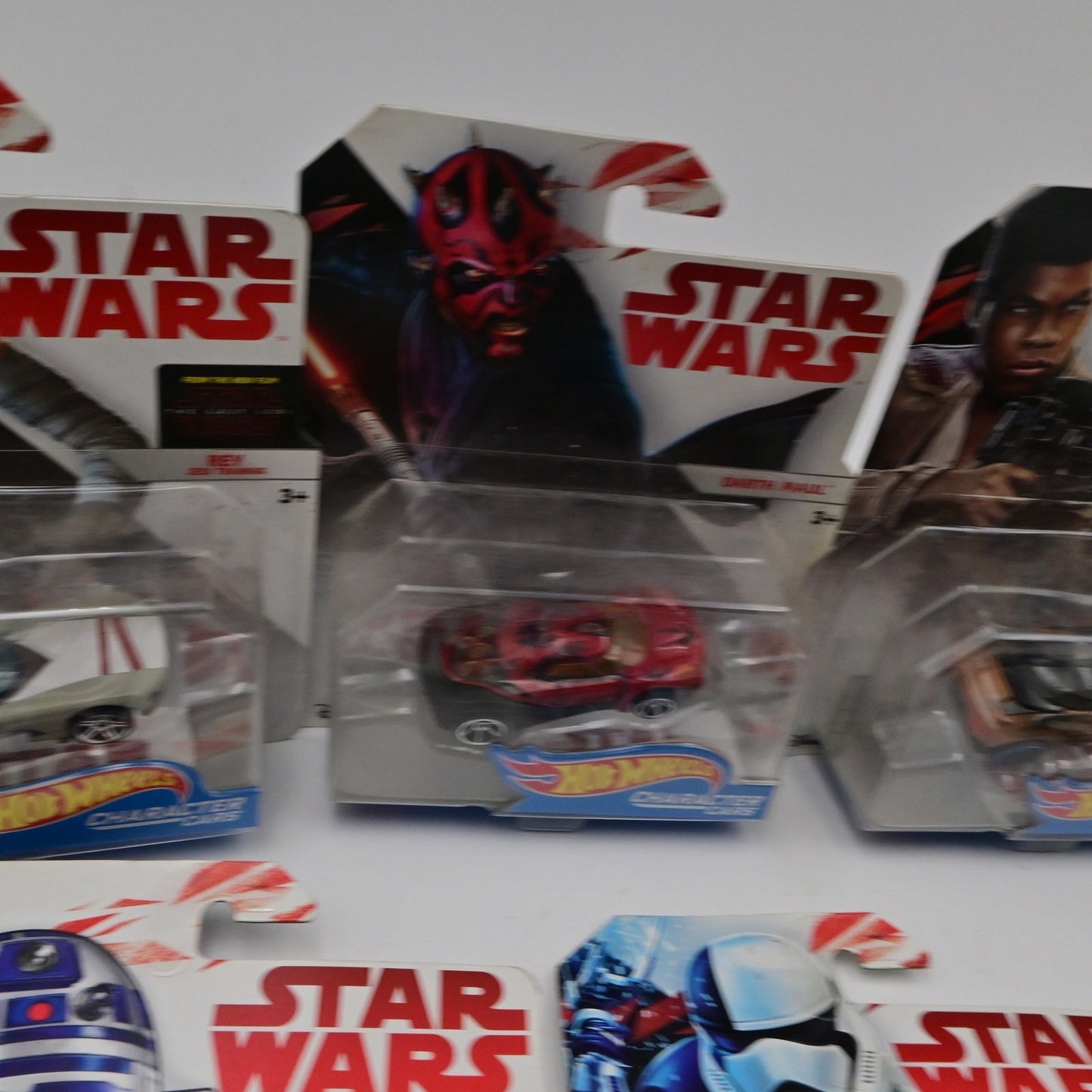 Hot Wheels Star Wars Character Cars & Characterships Bundle Of 7
