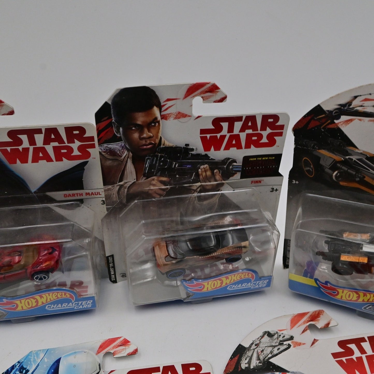 Hot Wheels Star Wars Character Cars & Characterships Bundle Of 7