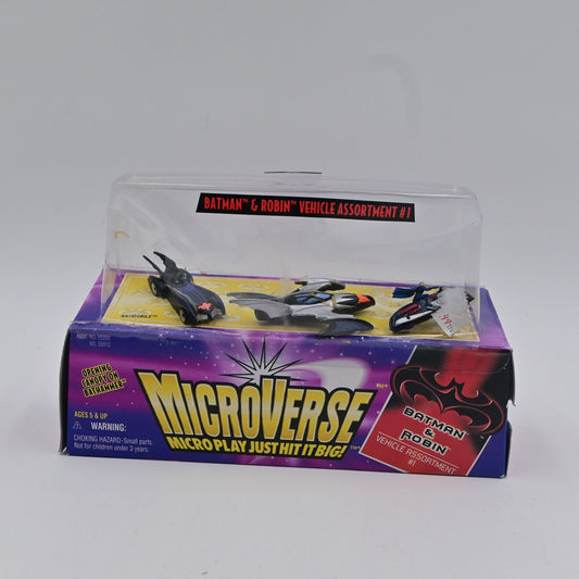 Batman & Robin Microverse Vehicle Assortment #1 Set Of 3 Loose In Package