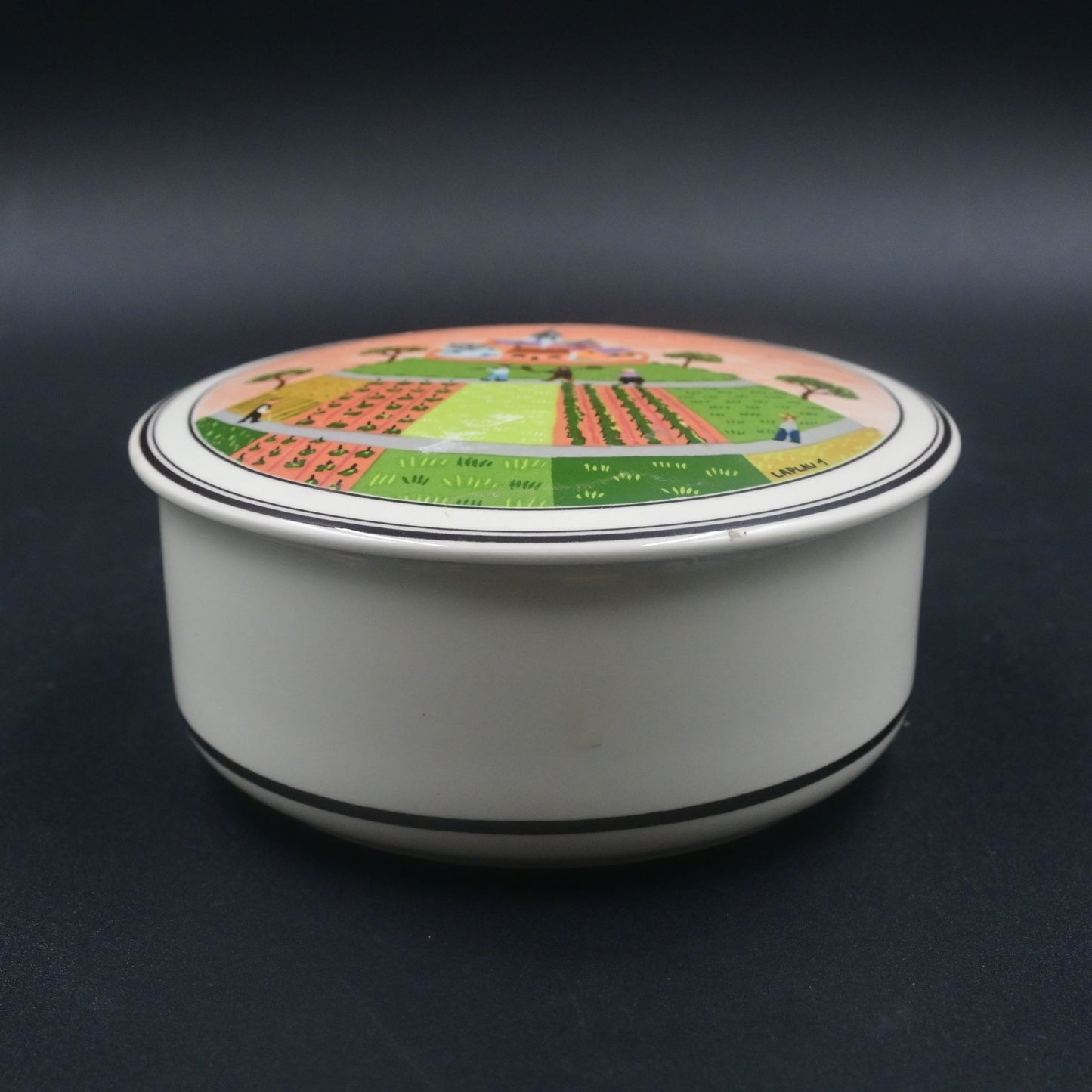 Villeroy & Boch Design Naif Small Porcelain Candy Box or Trinket Box w/ Lid