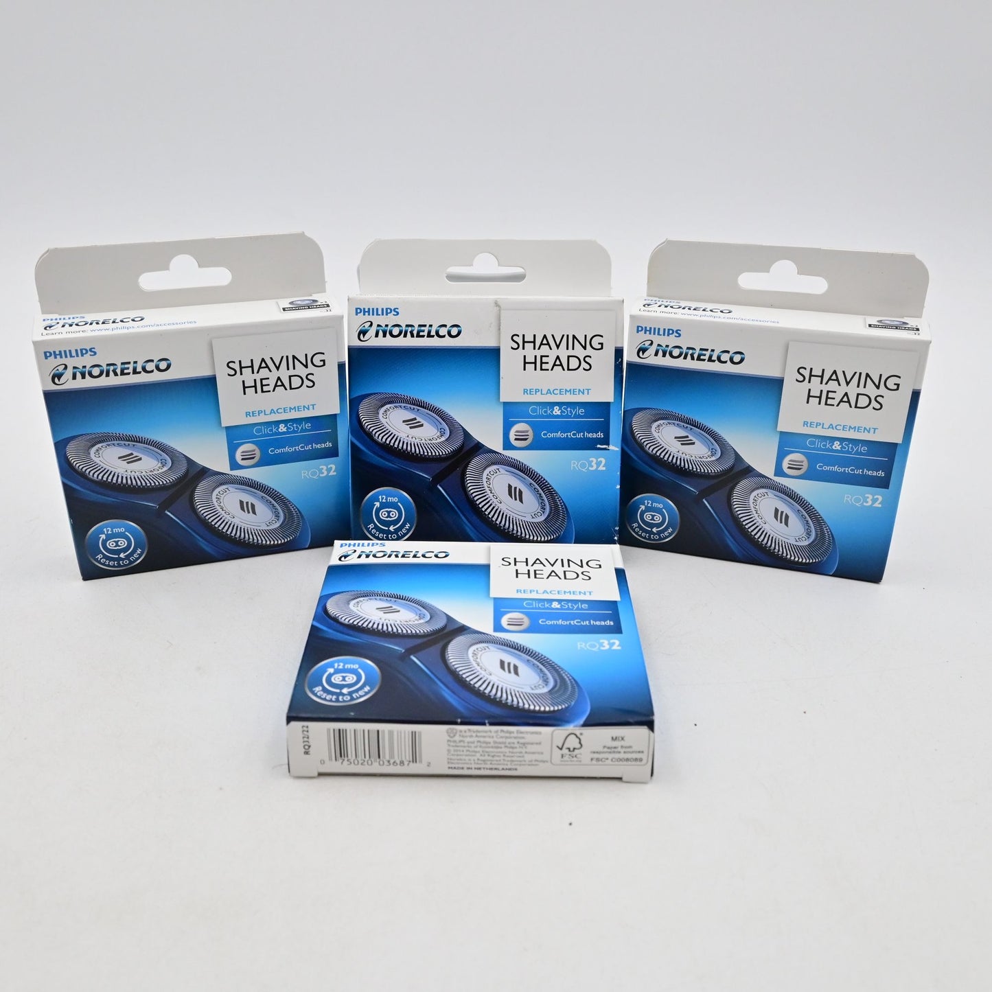 Philips Norelco RQ32 Shaving Heads Replacement For Click & Style Razors