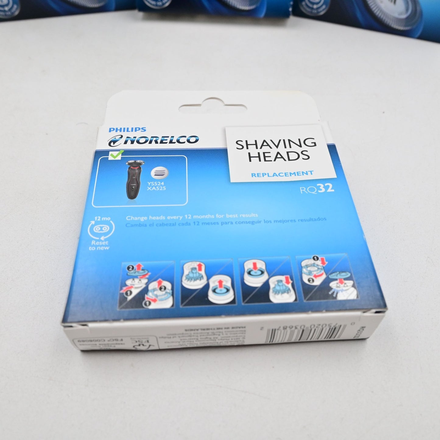 Philips Norelco RQ32 Shaving Heads Replacement For Click & Style Razors