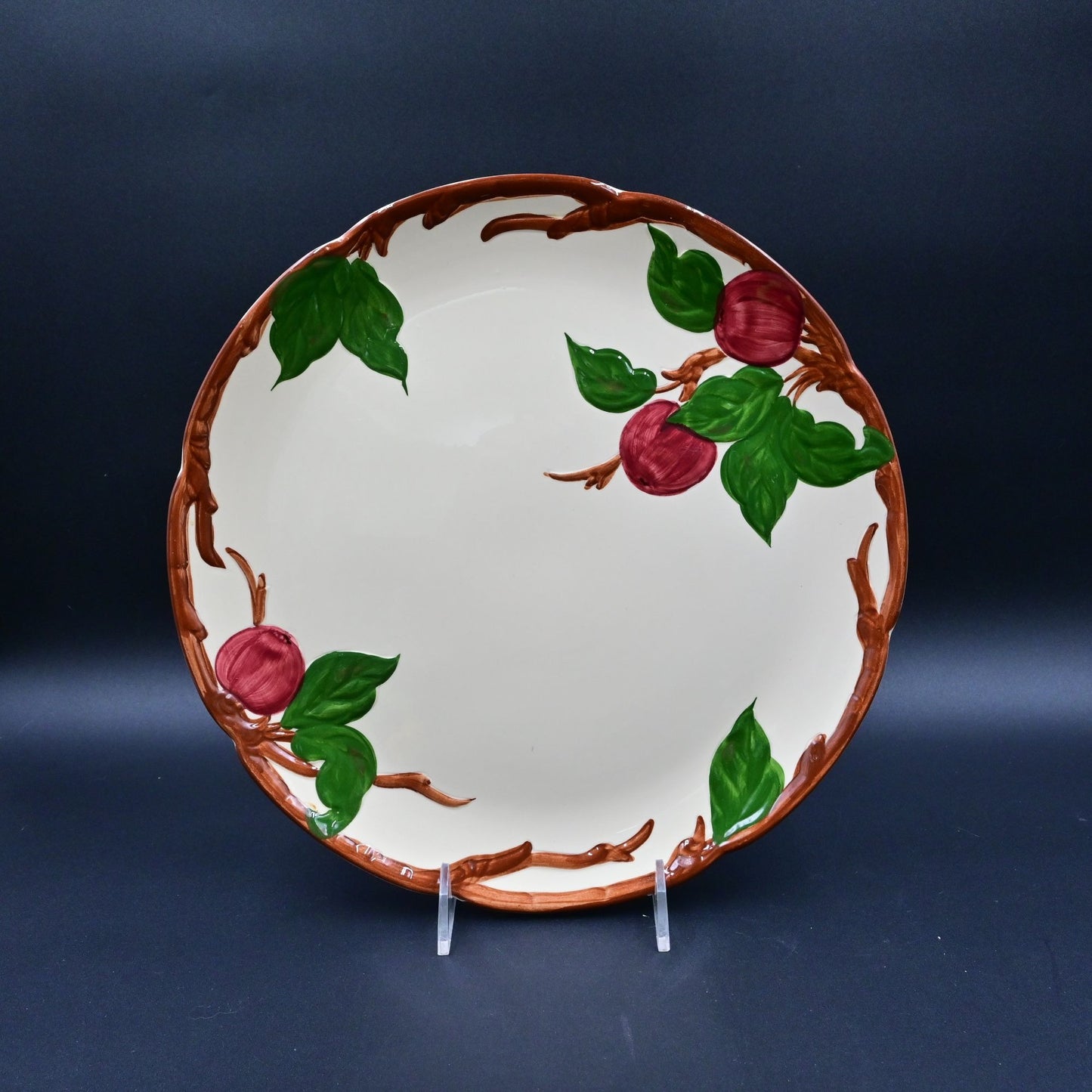 Franciscan Apple Large Serving Plate USA Earthenware Vintage