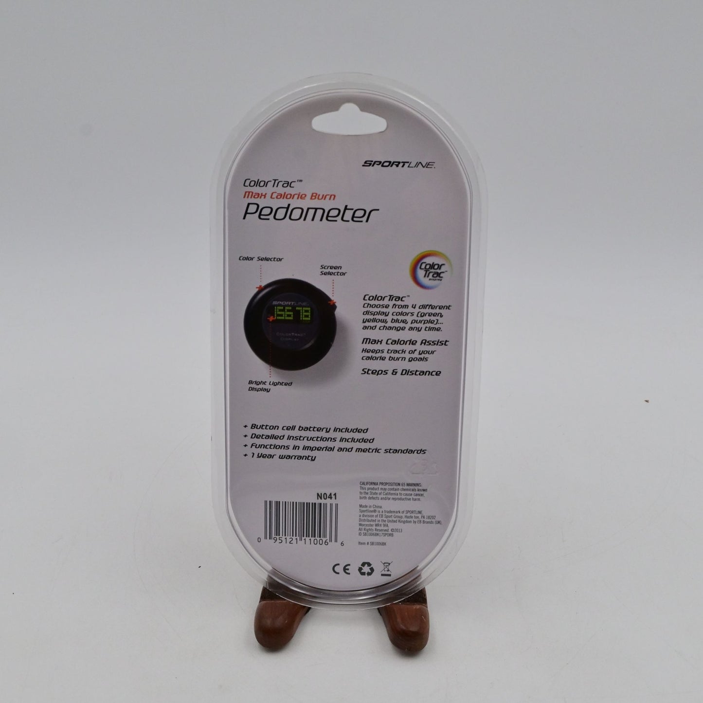 Sportline ColorTrac Max Calorie Burn Pedometer