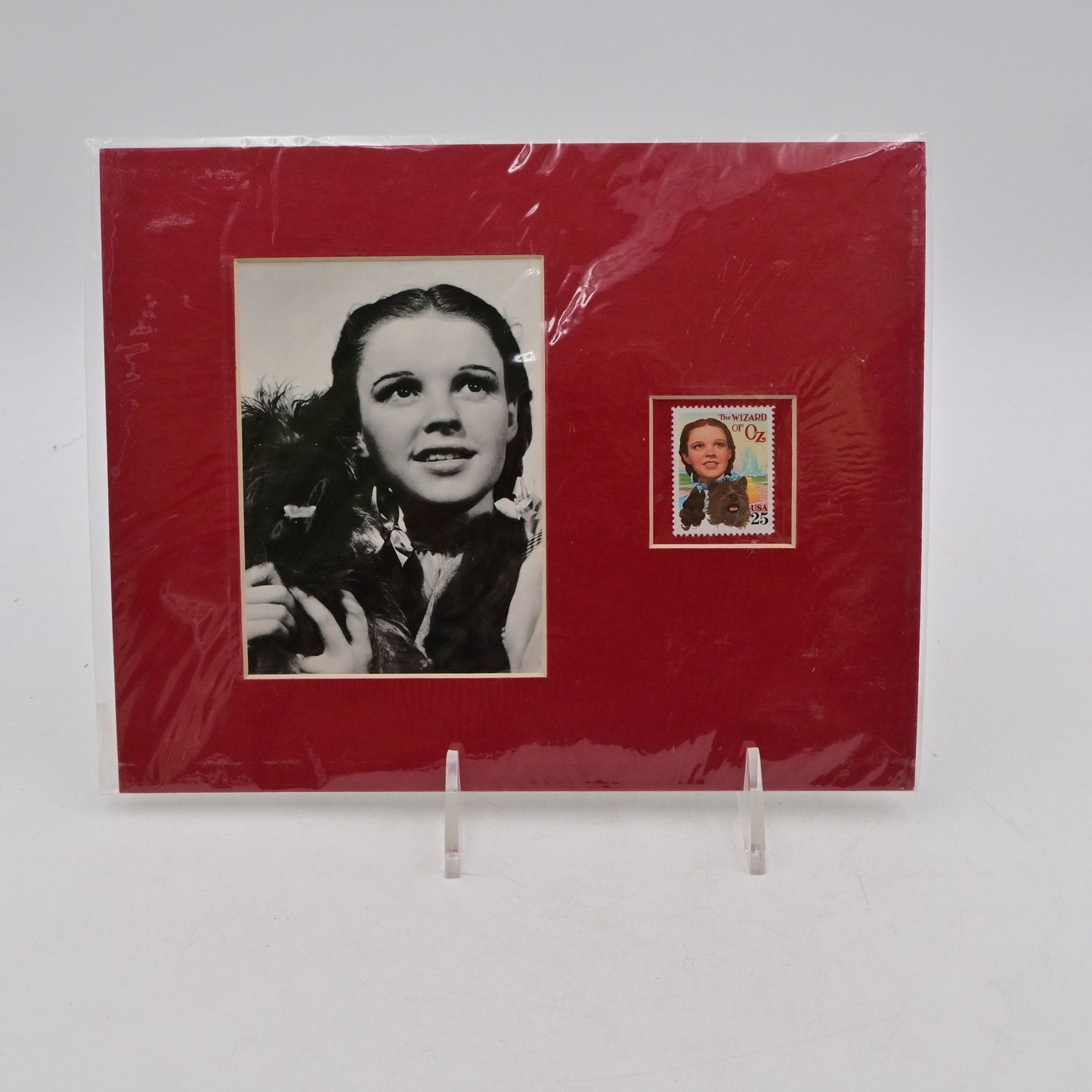 Judy Garland Photo & Stamp Collectible Display By Stamp Works 8x10 Inches