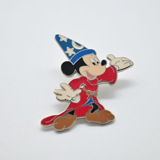 2007 Disney Mickey Mouse Classic Fantasia Sorcerer Hat Red Robe Pin