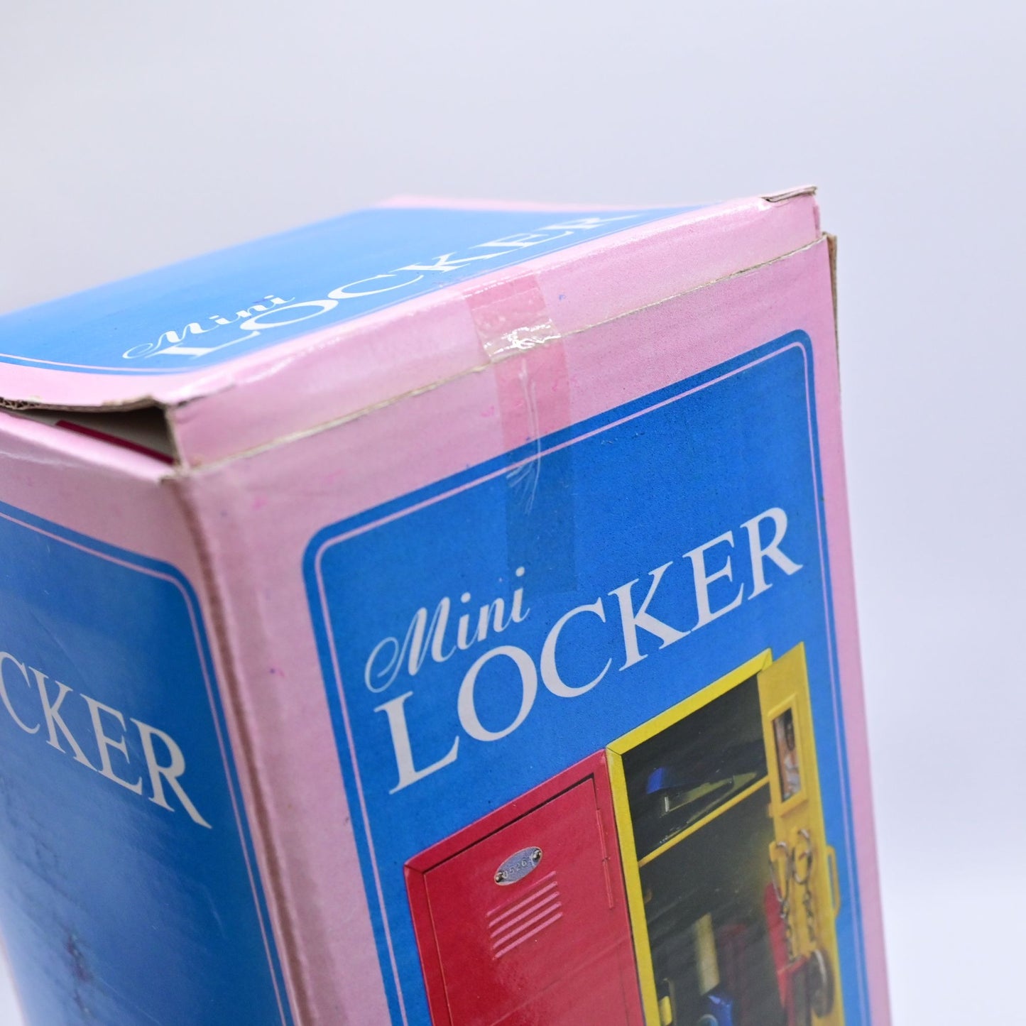 Vintage Blue Mini Locker Vintage Metal Cabinet