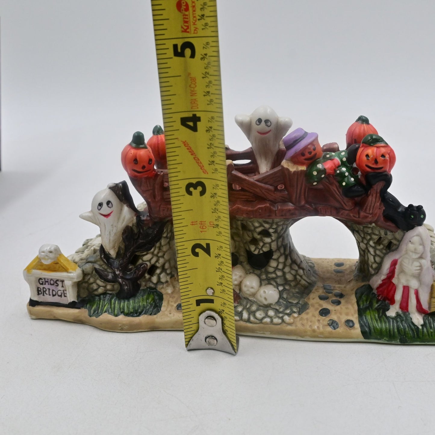 Spooky Hollow Haunted Bridge Halloween Village Figure