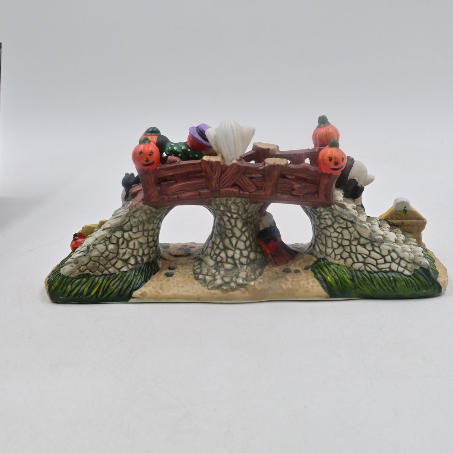Spooky Hollow Haunted Bridge Halloween Village Figure